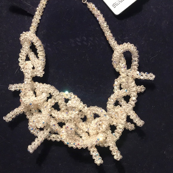 Rare Authentic Swarovski Aurora Champagne Collar Large. - Picture 9 of 15